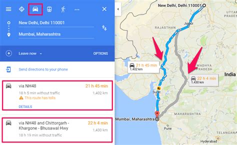 google from another location|Get directions & show routes .
